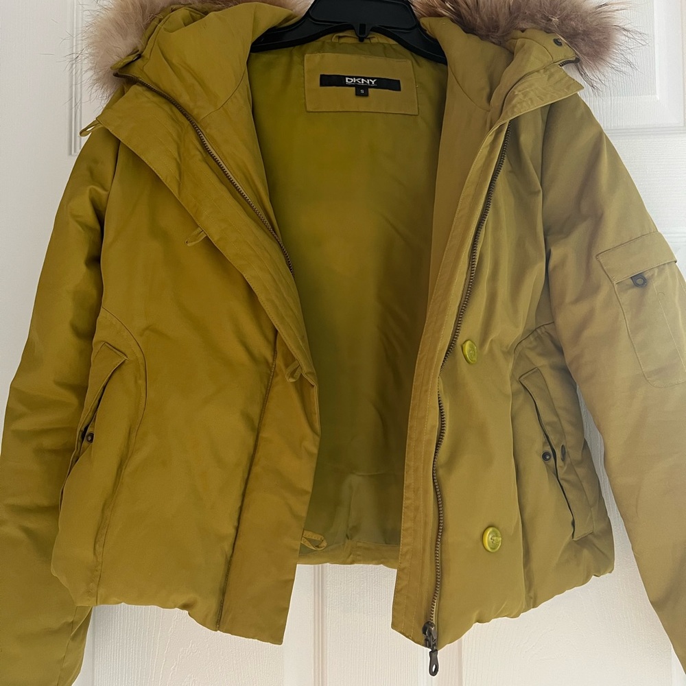 DKNY Small Lime Green Puffer